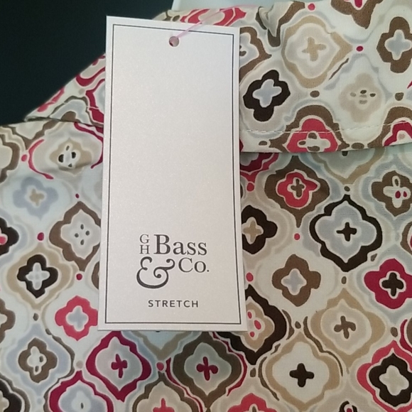 NWT GH Bass & Co Blouse Medium - Picture 10 of 12
